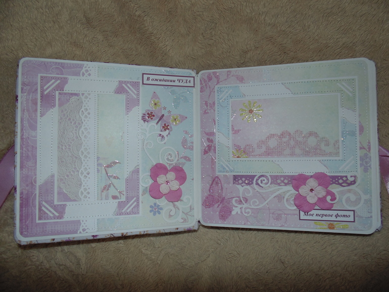 Альбом на первый годик для Варвары