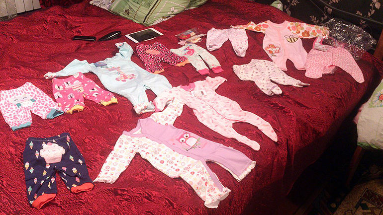 Я чуть чуть подзакупилась.