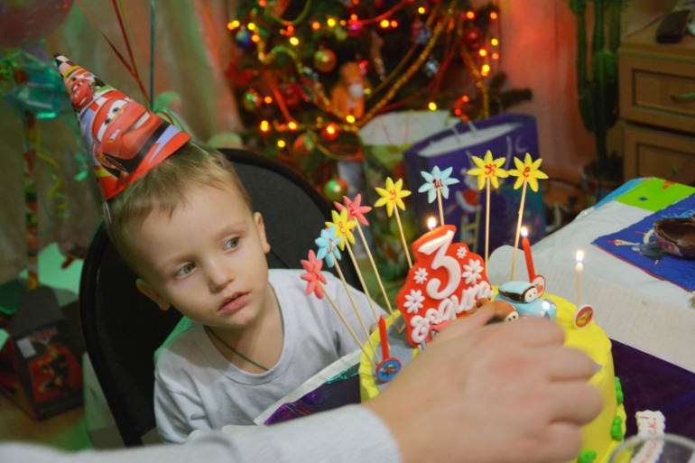 Нашему мальчику 3 годика!!!!