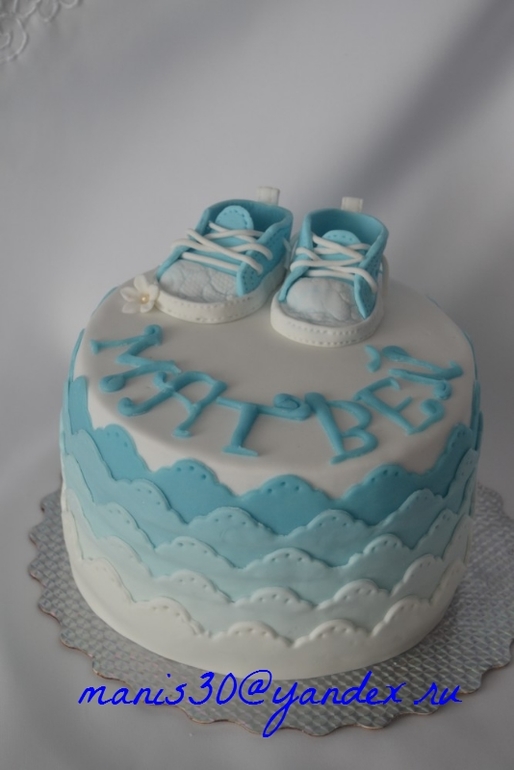 торт на полгодика для мальчика