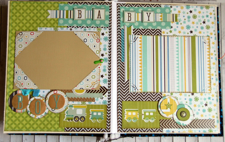 Яркий альбомчик для мальчика в американском стиле HERO