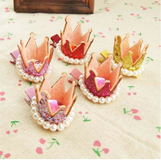 корона принцессе за зажиме, цена 80 руб!