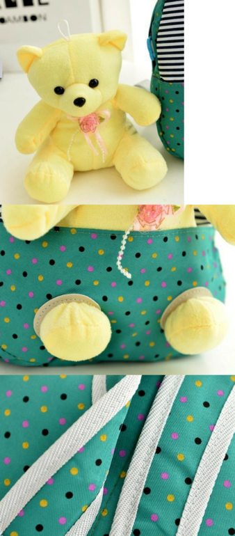 очаровательные рюкзачки со съемным мишкой, цена 525 руб!  сразу на ваш адрес!