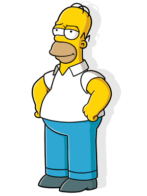 Помогите!!! У кого есть или кто моет где нибудь видел выкройку Гомера Симпсона?