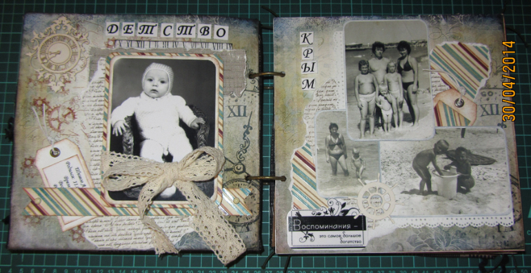 Мой первый опыт в скрапбукинге)