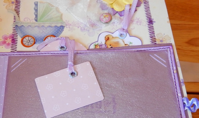 Скрап-альбом "Мой первый год" для маленького мальчика