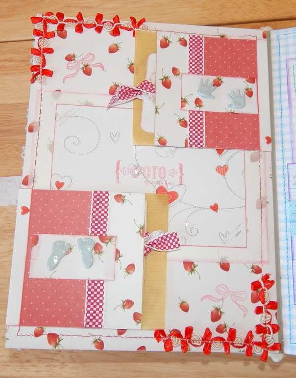 Скрап-альбом "Мой первый год" для маленького мальчика