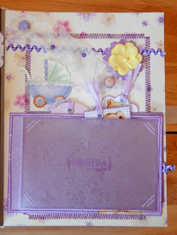 Скрап-альбом "Мой первый год" для маленького мальчика