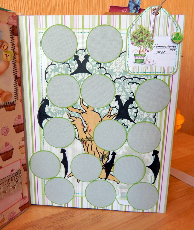 Скрап-альбом "Мой первый год" для маленького мальчика