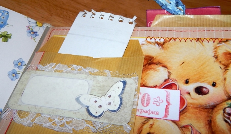 Скрап-альбом "Мой первый год" для маленького мальчика