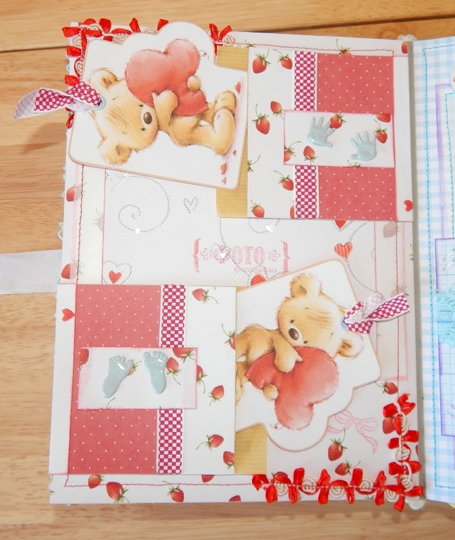 Скрап-альбом "Мой первый год" для маленького мальчика