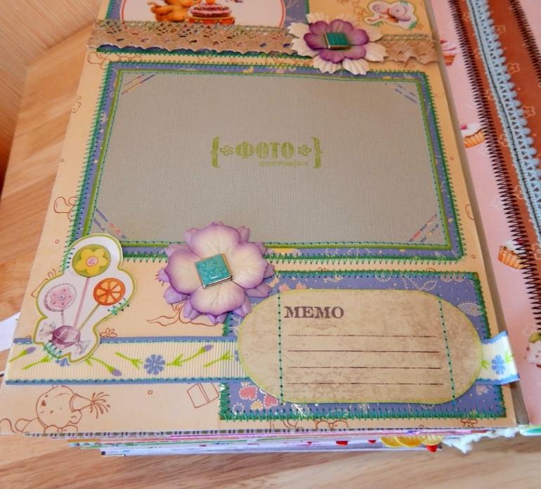 Скрап-альбом "Мой первый год" для маленького мальчика