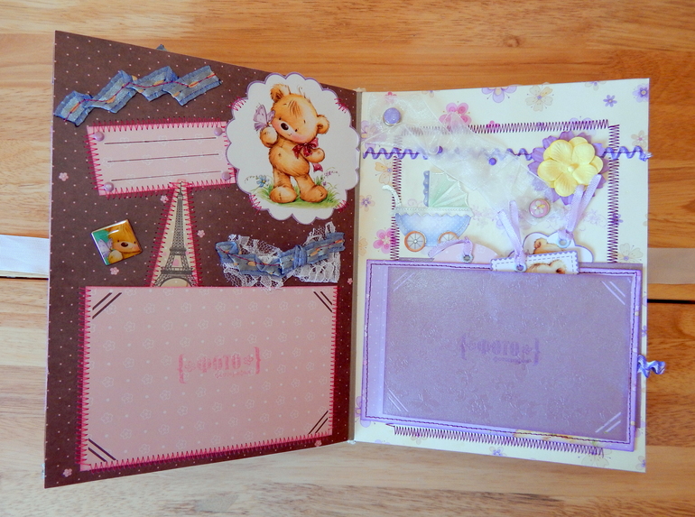 Скрап-альбом "Мой первый год" для маленького мальчика