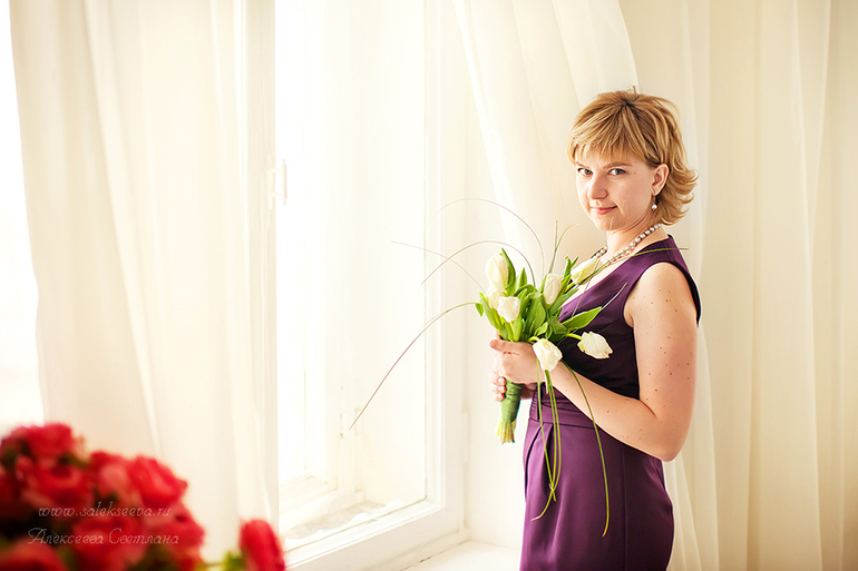 Мама и дочка. Весна