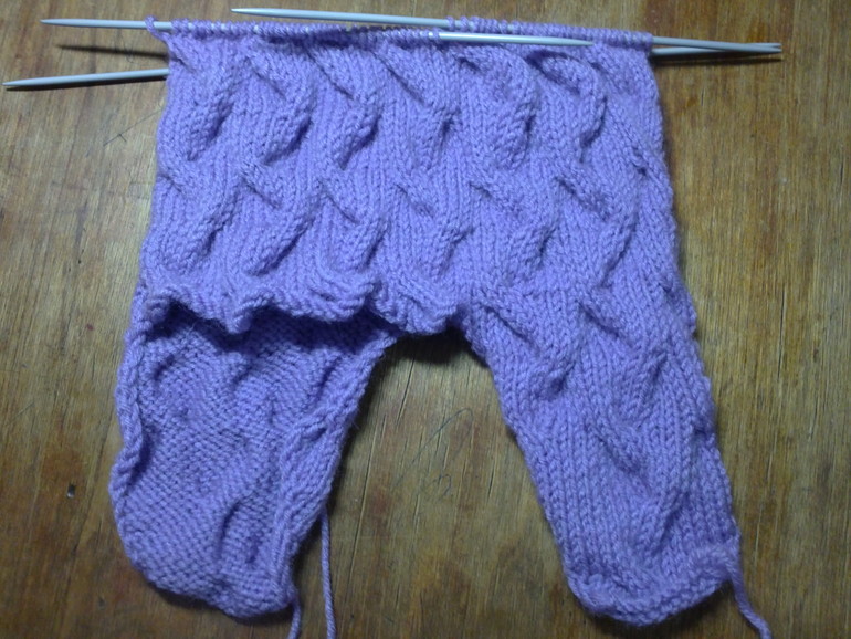 МК шапочка из кос