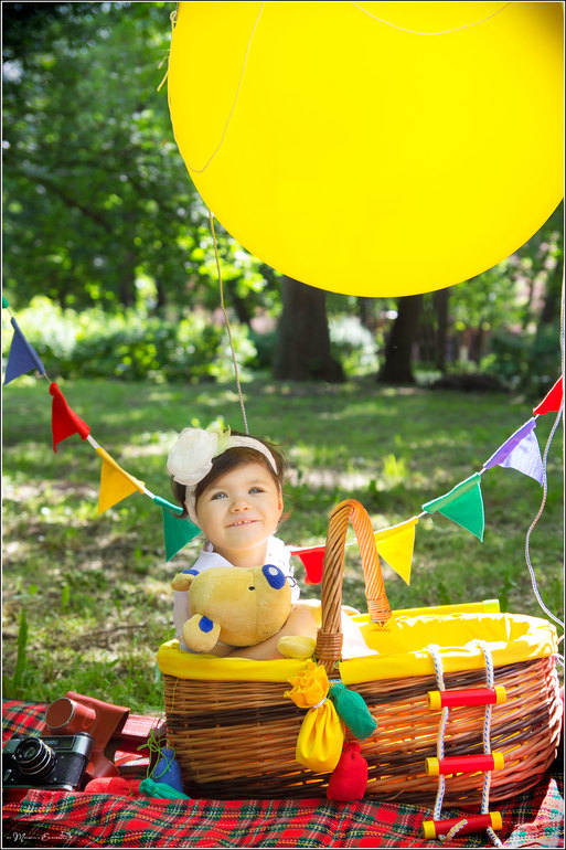 "На воздушном шаре"