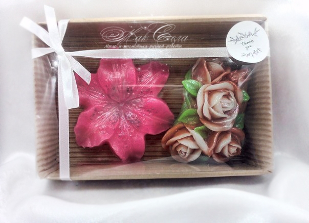 Сувенирное мыло ручной работы.