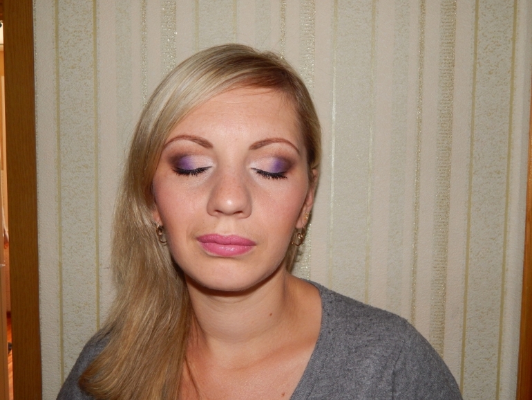 Яркий макияж для зеленых глаз