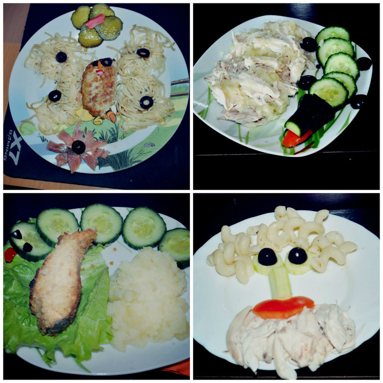 Украшение еды для ребенка
