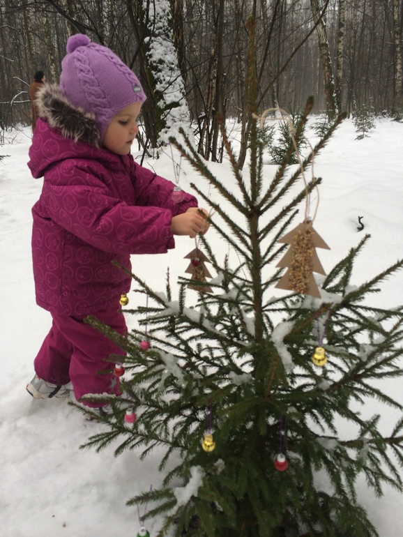 Рождественский пир лесных зверят