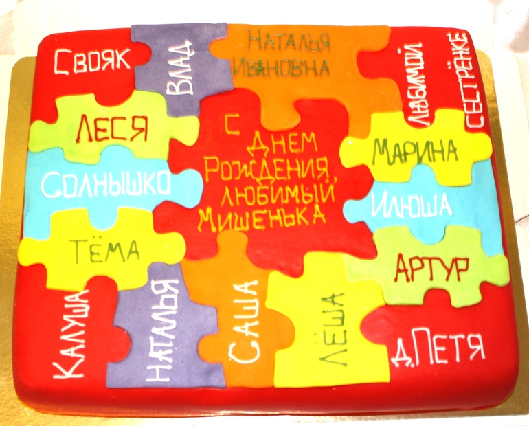 последние мужские торты