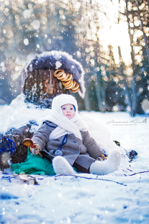 Детский зимний фотопроект