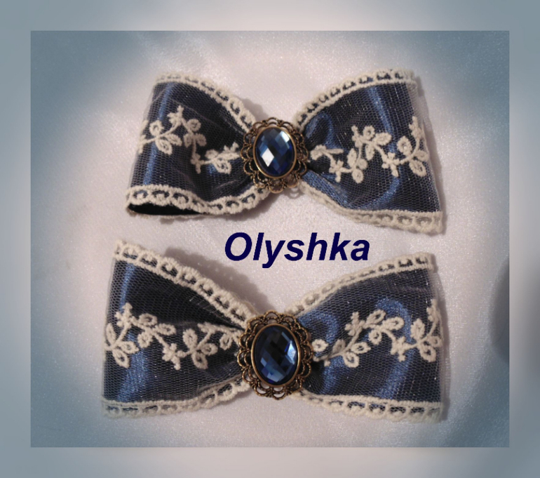 серия бантиков в винтажном стиле! как всегда,основа по желанию.