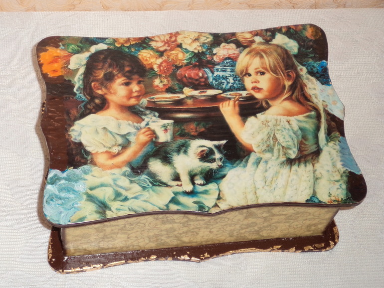 Моя первая шкатулочка