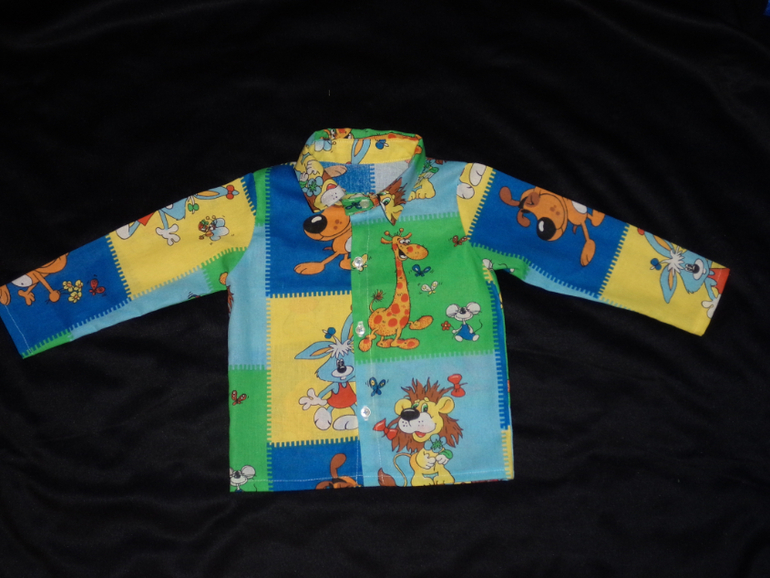 Летняя рубашка для младшего племянника