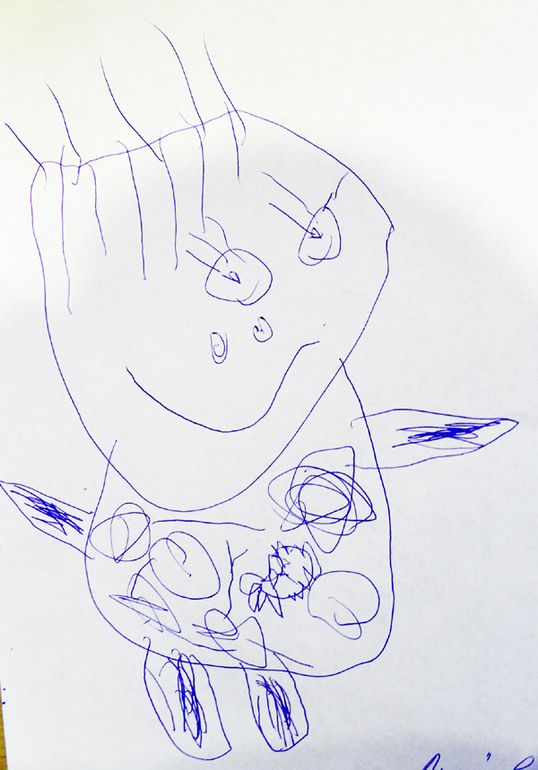 Соня нарисовала портрет Лизы