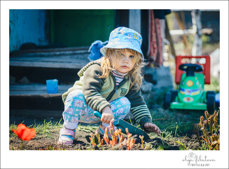 Настя - Том Сойер или хорошо в саду весной ) Часть 2.