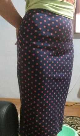 Хвастик обалденной юбки-карандаш.