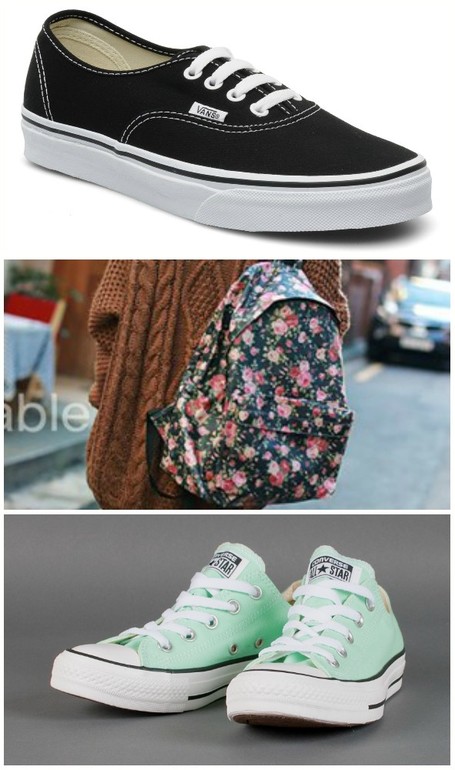 Converse, Vans, рюкзак
