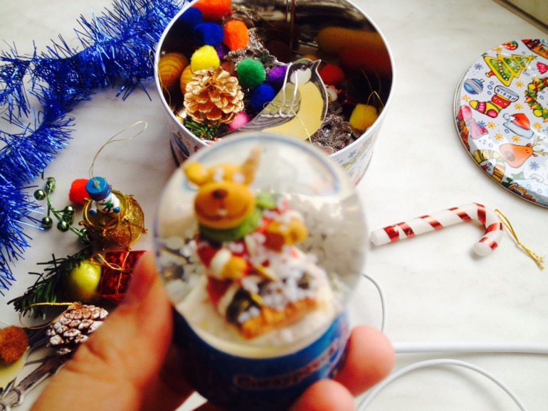 Новогодняя сенсорная коробочка