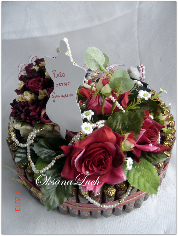 Торт конфетный "Чего хотят женщины".