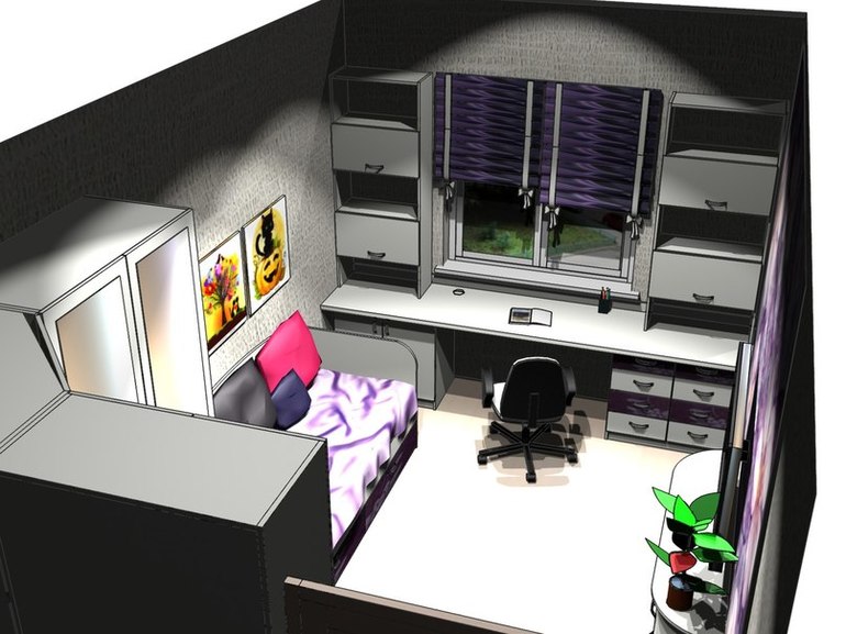 Как вам комната для девочки?