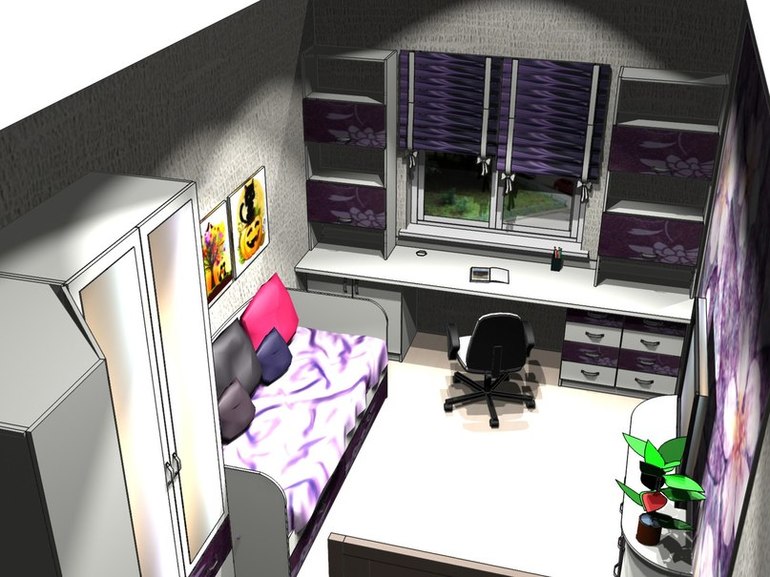 Как вам комната для девочки?