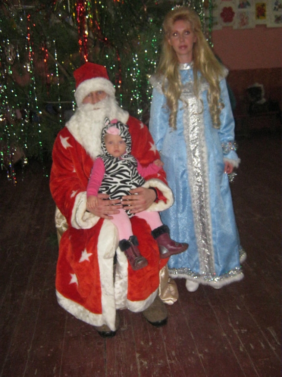 новый год и чуть чуть у бабы с дедом