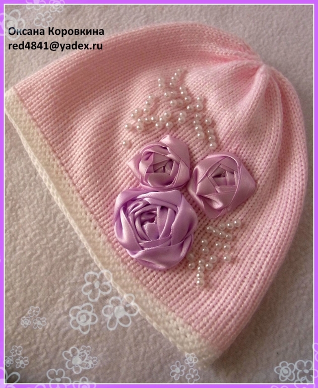 лёгкие шапочки на тёплое время года