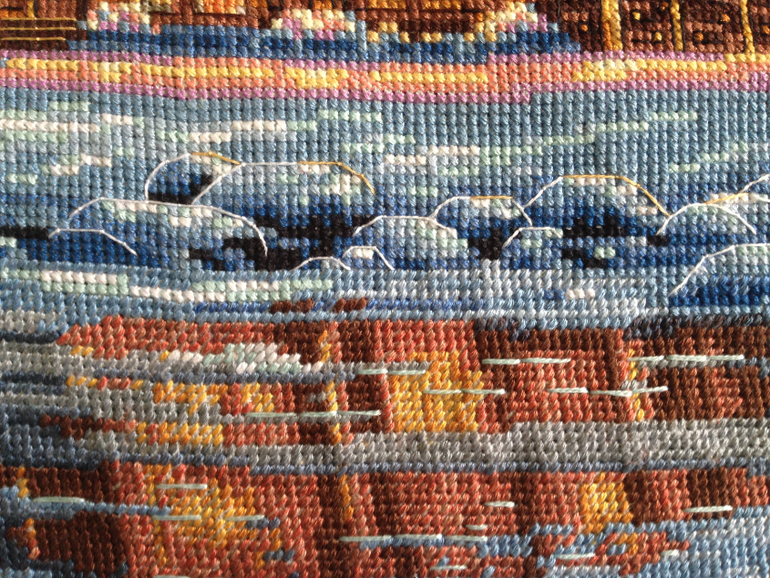 Моё "Северное сияние" Dimensions