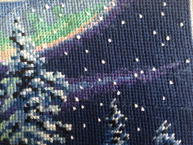 Моё "Северное сияние" Dimensions