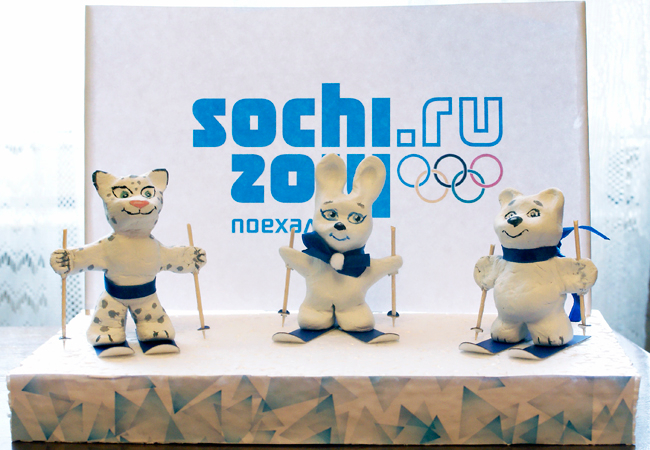 Поделка в сад на тему спорта.