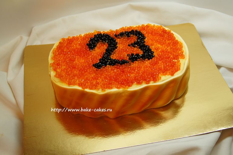 торты на 23 февраля