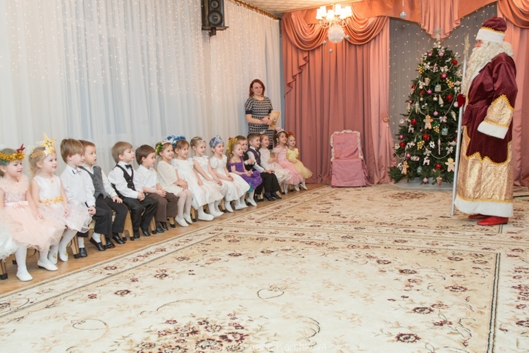 Фотосъемка новогоднего праздника в детском саду