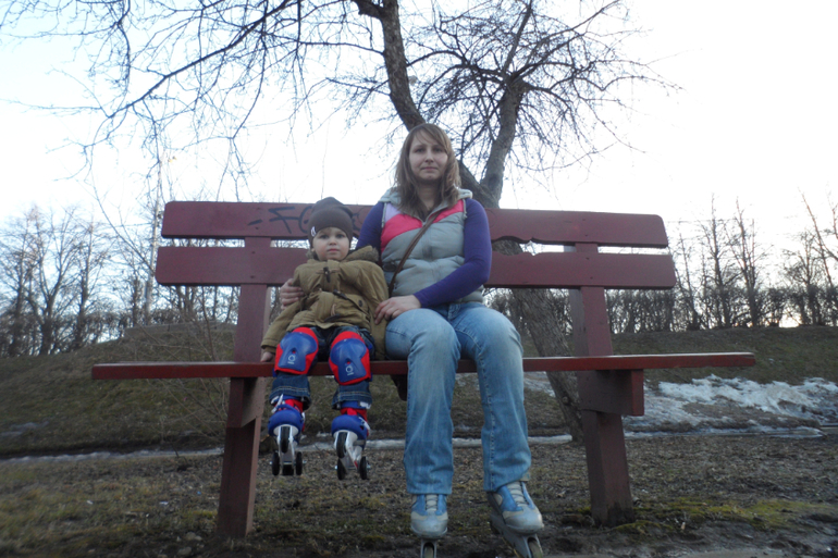 Коньки и ролики в 2,5 года