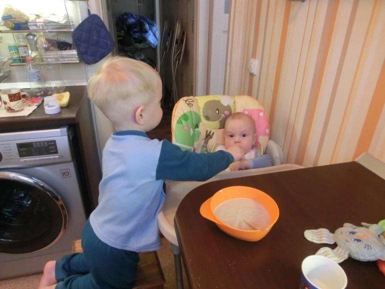 Андрюшка подрос