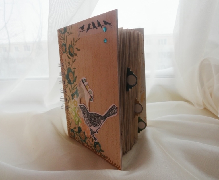 Блокнот "весна в скворечнике"