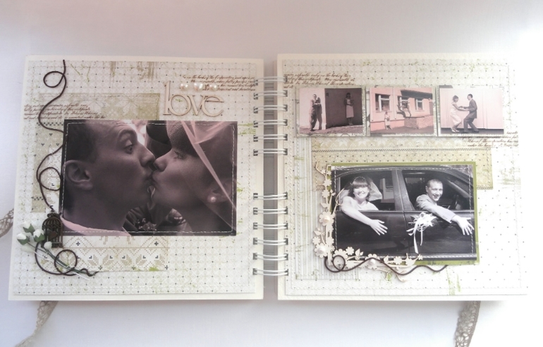 Сважебный альбом для очень красивой пары