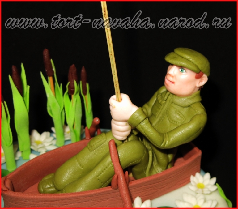 Торт для рыбака