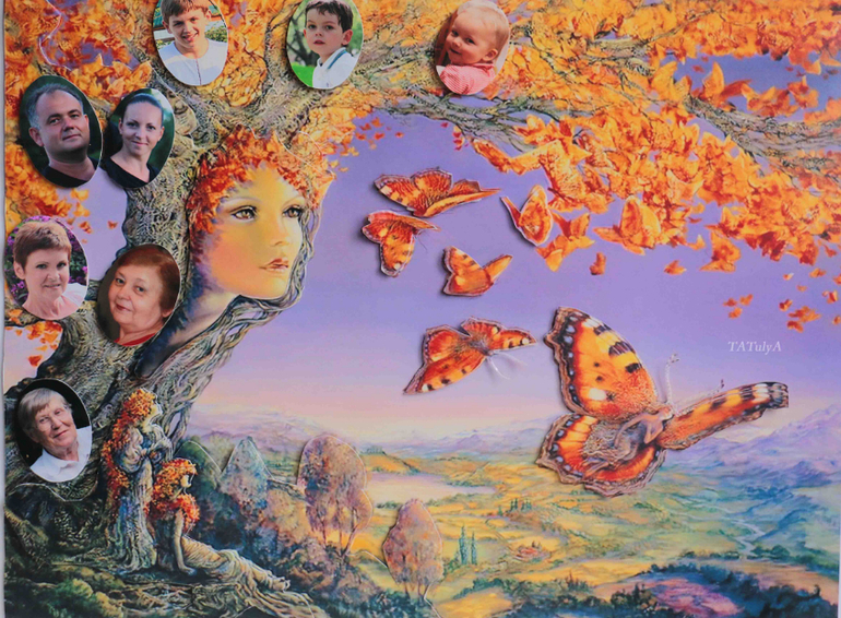 Генеалогическое древо в 3D